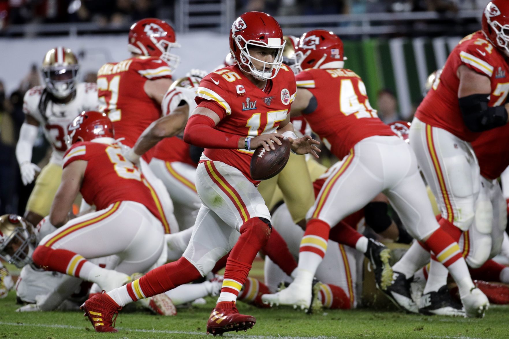49ers Chiefs Super Bowl Football